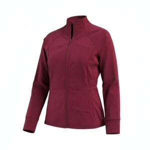 Fabletics Burgundy Long Sleeve Sweatshirt